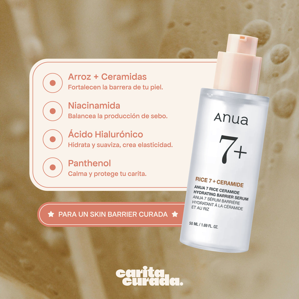 Anua 7 Rice Ceramide Hydrating Barrier Serum