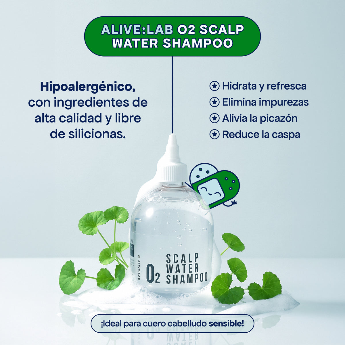 ALIVE:LAB O2 Scalp Water Shampoo