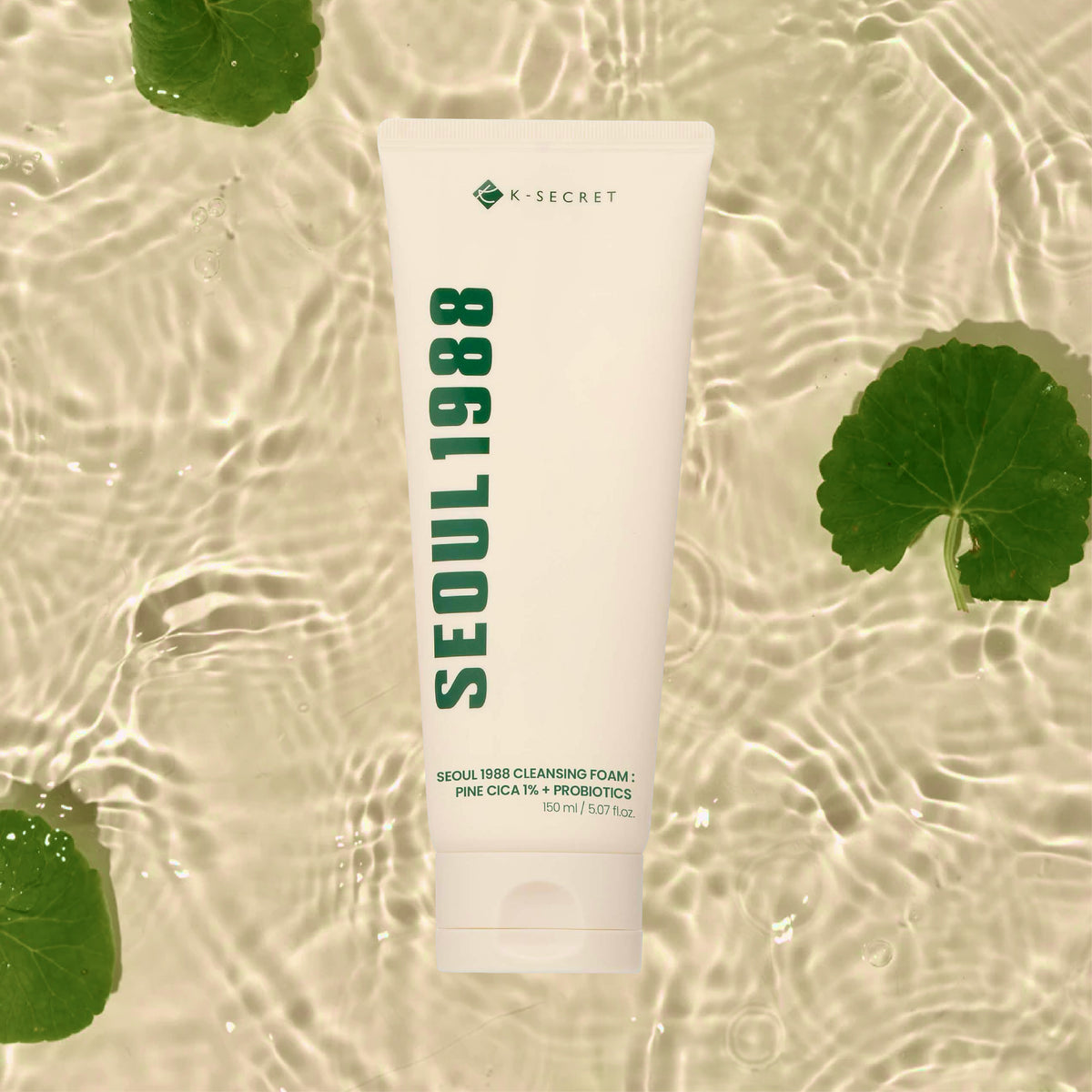 K-SECRET SEOUL 1988 Cleansing Foam : Pine Cica 1% + Probiotics