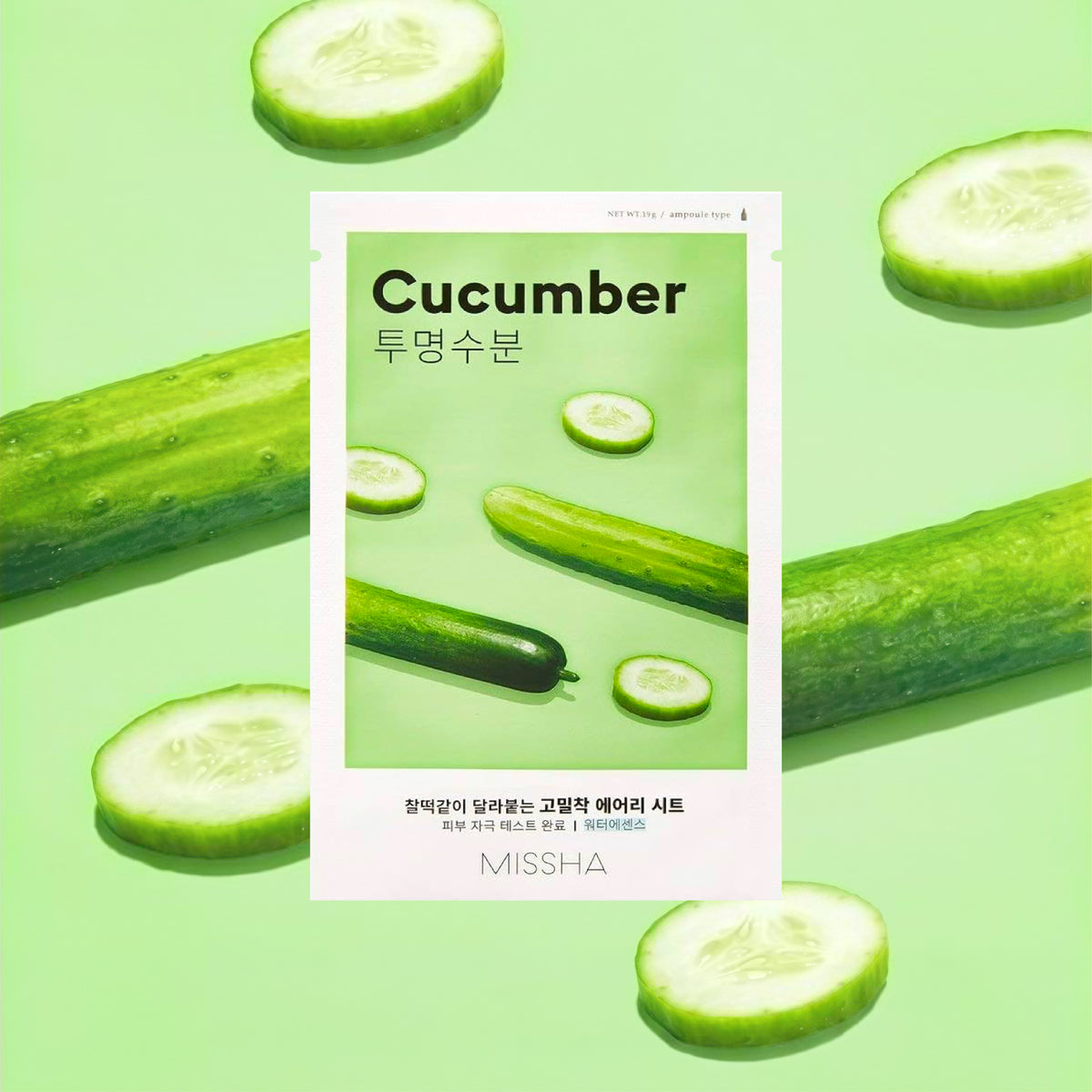 MISSHA Airy Fit Sheet Mask - Cucumber