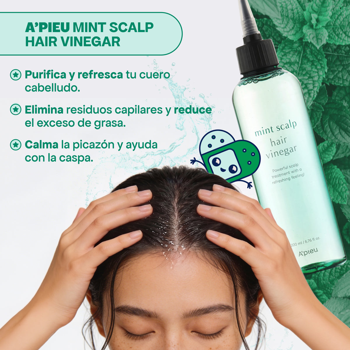 A'PIEU Mint Scalp Hair Vinegar